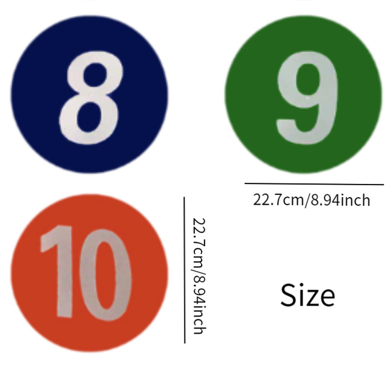 10x Numbered Floor Dots Marker – обзор и цена Speed Agility Dots