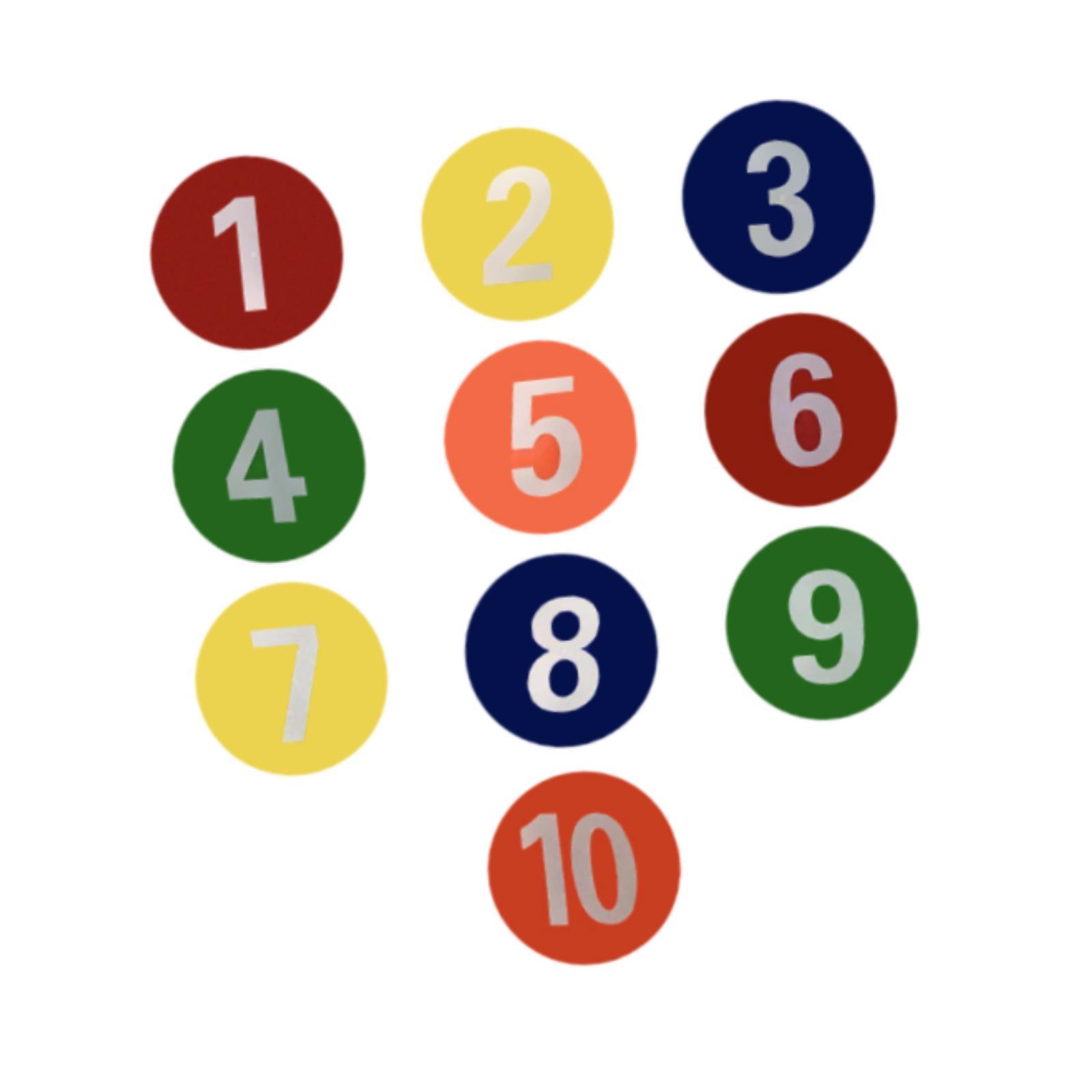 10x Numbered Floor Dots Marker – обзор и цена Speed Agility Dots