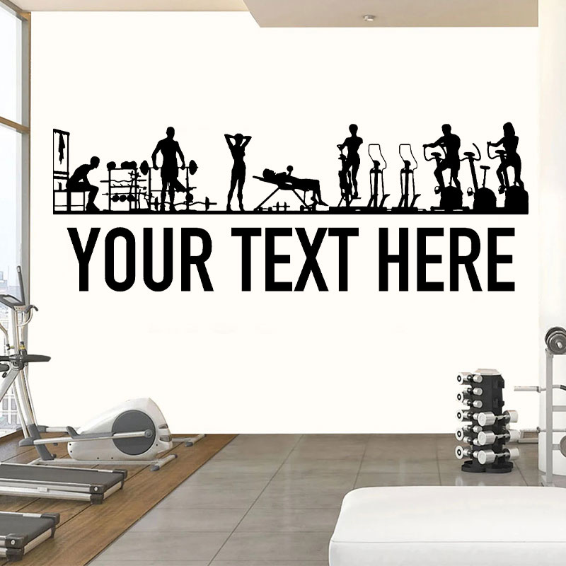 Gym People & Equipment Wall De – обзор и цена Crossfit Workout With Equipment