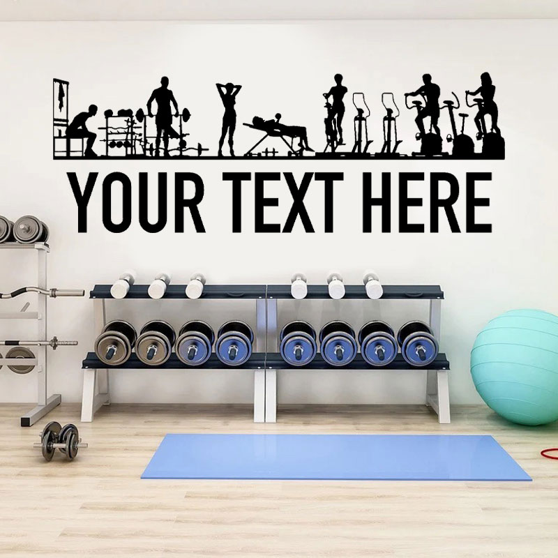 Gym People & Equipment Wall De – обзор и цена Crossfit Workout With Equipment