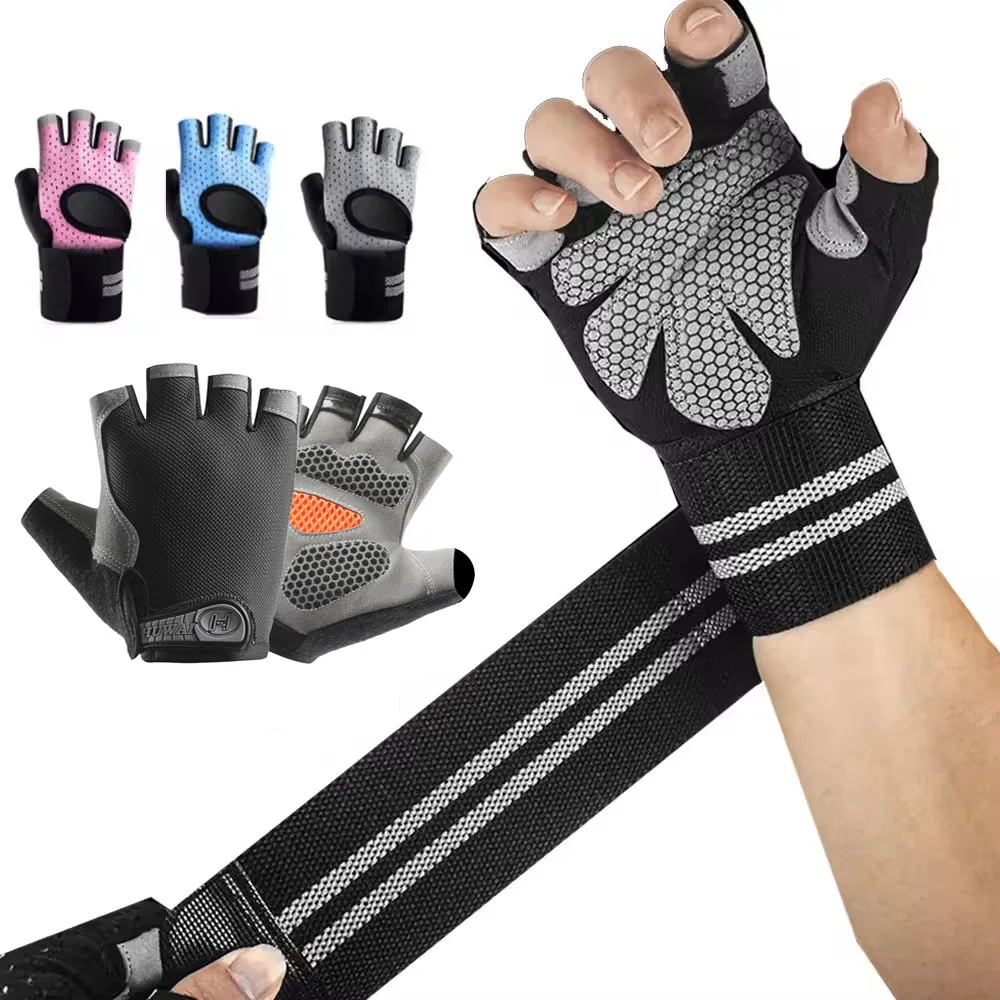 1Pair Half Finger Gym Fitness  – обзор и цена Crossfit Workout With Equipment