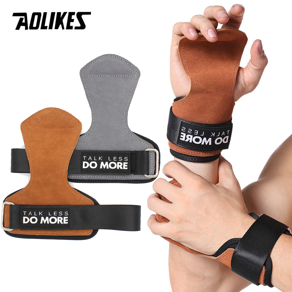 AOLIKES Cowhide Gym Grips Glov – обзор и цена Crossfit Workout With Equipment