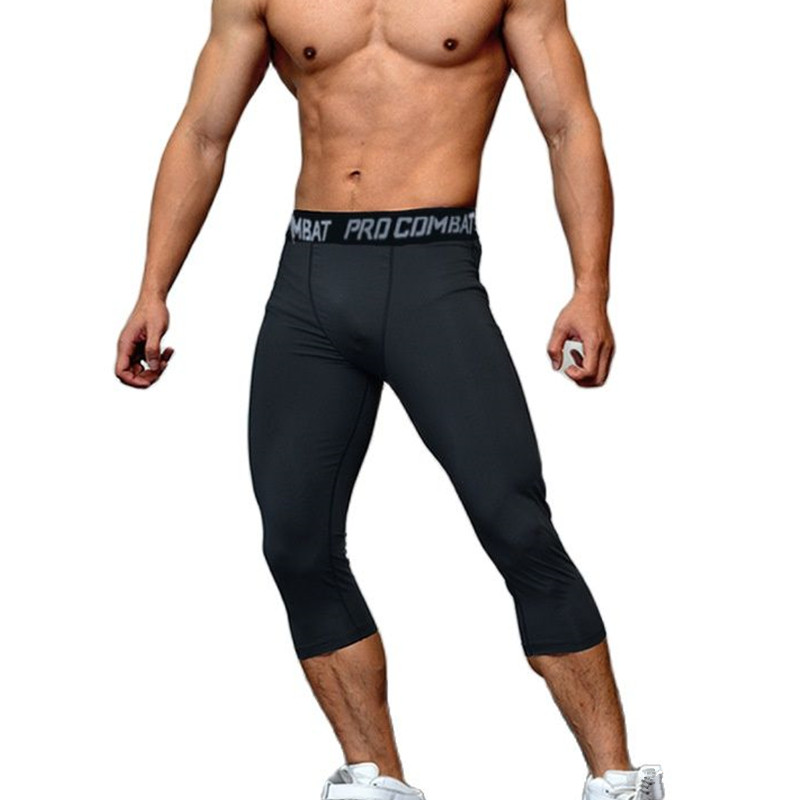 Men Tight 3/4 Cropped Pants Co – обзор и цена Best Crossfit Gear
