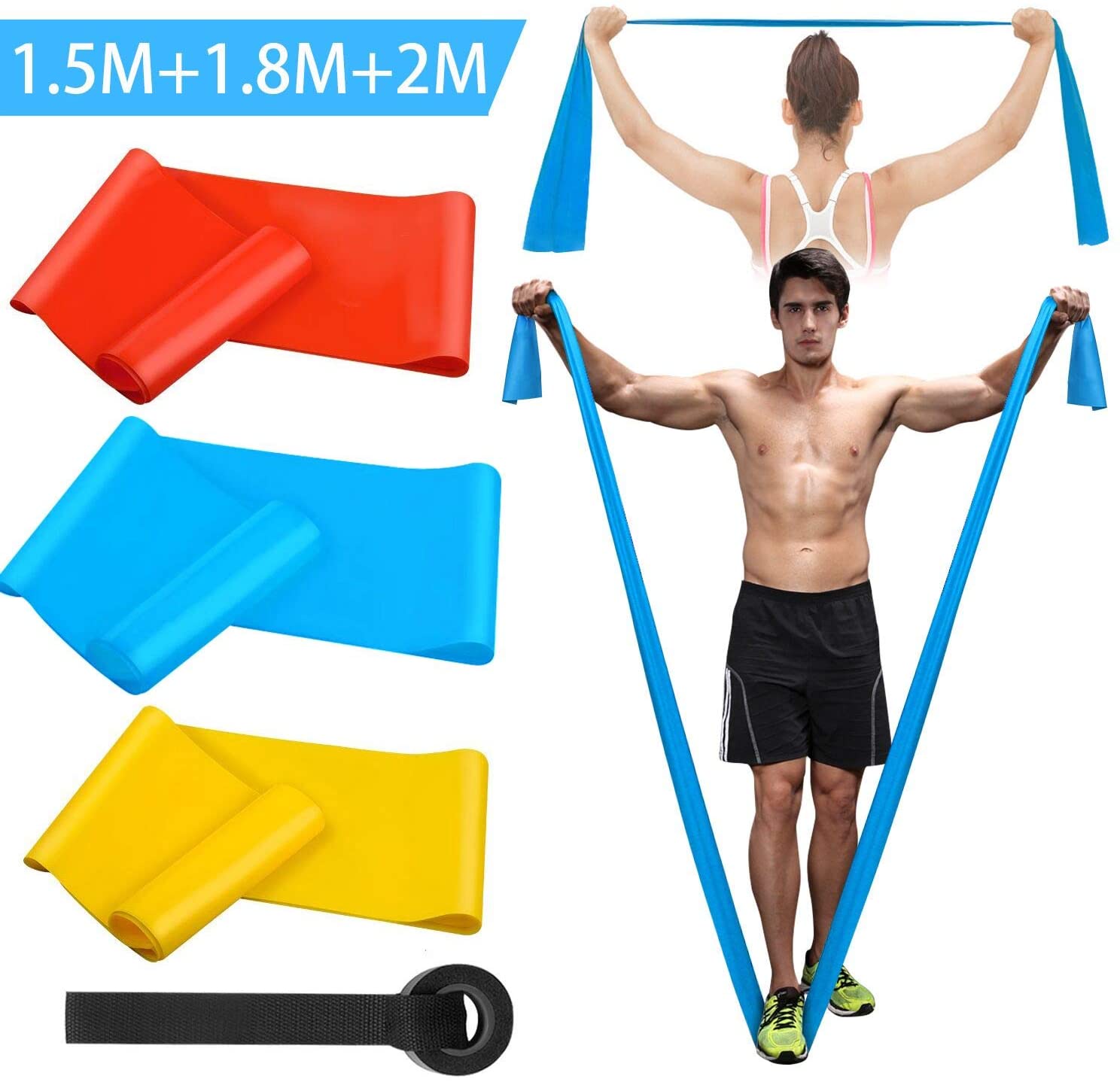 Elastic Fitness Bands 3Pcs Res – обзор и цена Crossfit Workout With Equipment